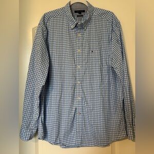 Tommy Hilfiger Light Blue Gingham Men's Shirt